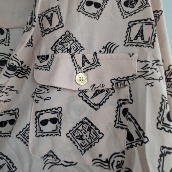 Karl Lagerfeld Paris Pink Button Down Shirt 🩷 - Picture 5 of 6